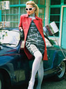 Oasis red women's winter coat.